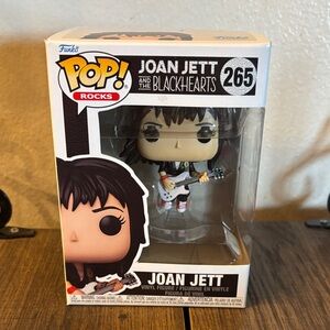 Funko Pop Rocks Joan Jett Figure with Black and White Details